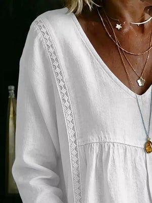 100% polyester Care instructions: Machine wash cold blouse in Pink with relaxed silhouette