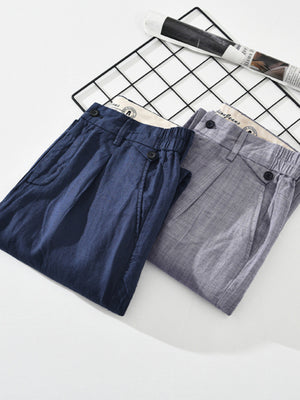 75% Lyocell, 25% Linen Care instructions: Machine wash cold trousers in Brown with relaxed silhouette