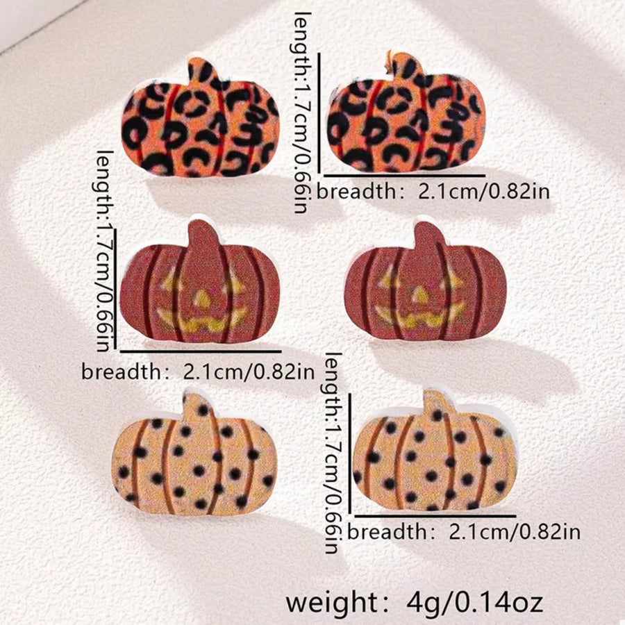 Caramel earrings with mini and post-back