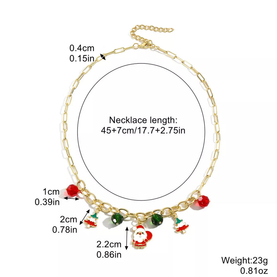 gold necklace with princess and lobster clasp