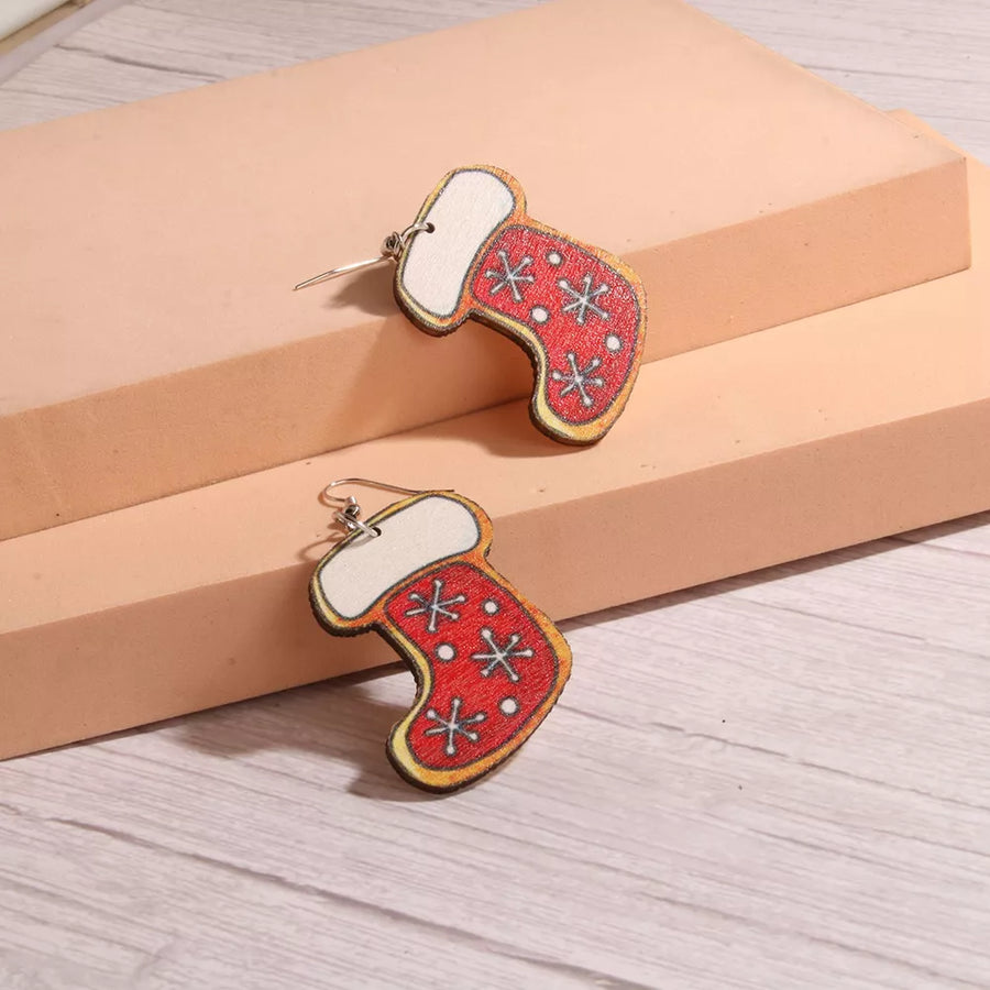 Style B dangle earrings with not applicable