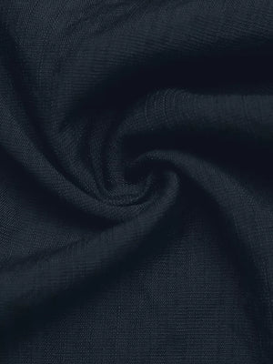 Lace Trim Long Sleeve Blouse in Navy with lace detail