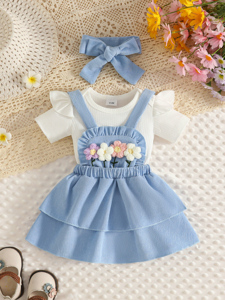 overall dress featuring floral in Pink with 95% polyester, 5% spandex Care instructions: Machine wash cold texture