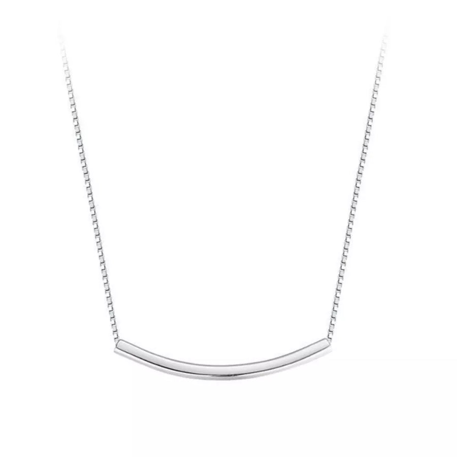 silver necklace