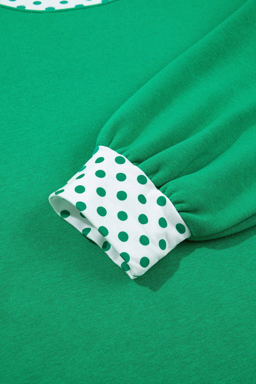 emerald green lounge set with elastic waist and long sleeve