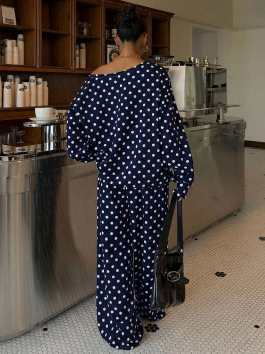pajama set in black