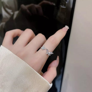 romantic ring in Silver with not applicable