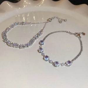 purple ACCESSORIES with layered look and sleeveless