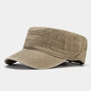 cotton Imported Size & hat in navy blue with structured silhouette