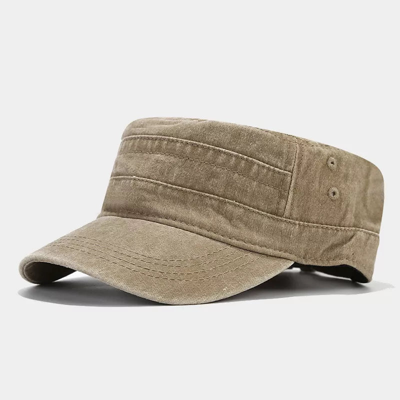 cotton Imported Size & hat in navy blue with structured silhouette