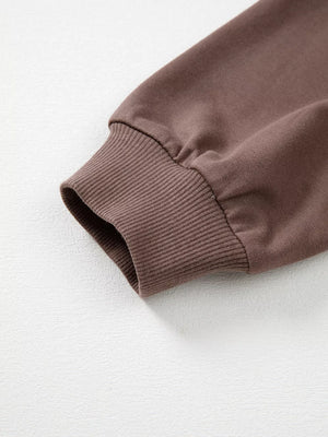 Color Block Drop Shoulder Pullover Sweatshirt option 10