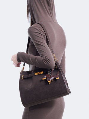 espresso crossbody bag