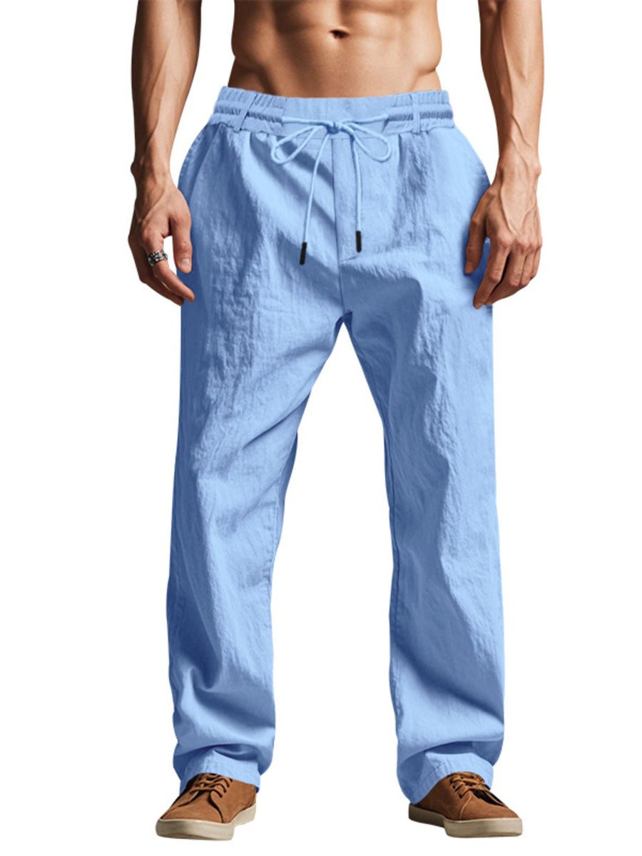 wide-leg pants in Black