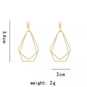 modern earrings in Gold with null