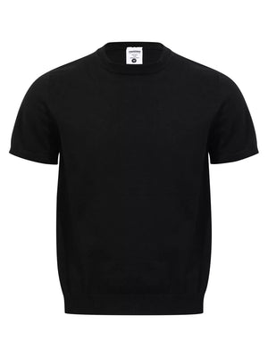 Men's Classic Short Sleeve Knit Top in White