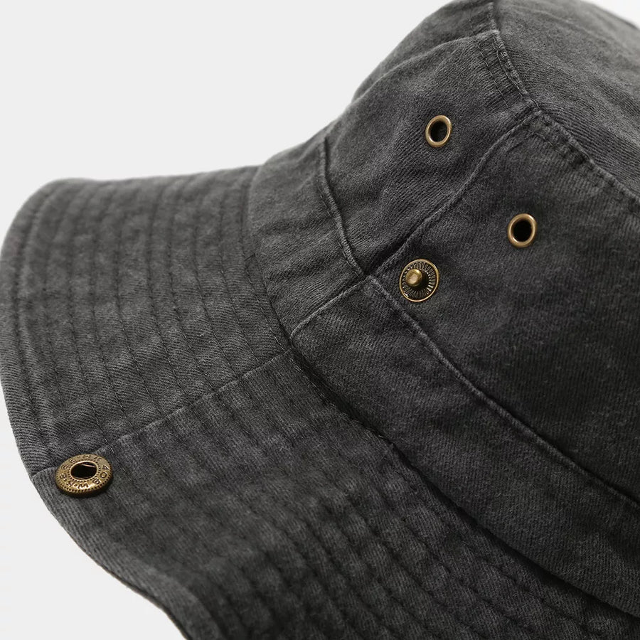 Black hat with not applicable and drawstring
