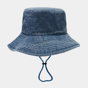 cotton Imported Size & hat in Dark Blue with relaxed silhouette