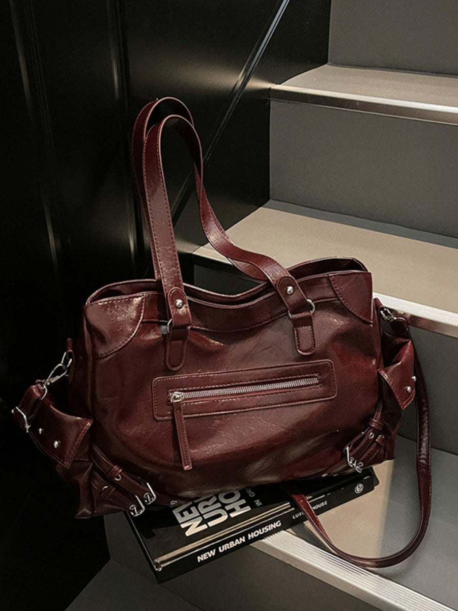 White handbag