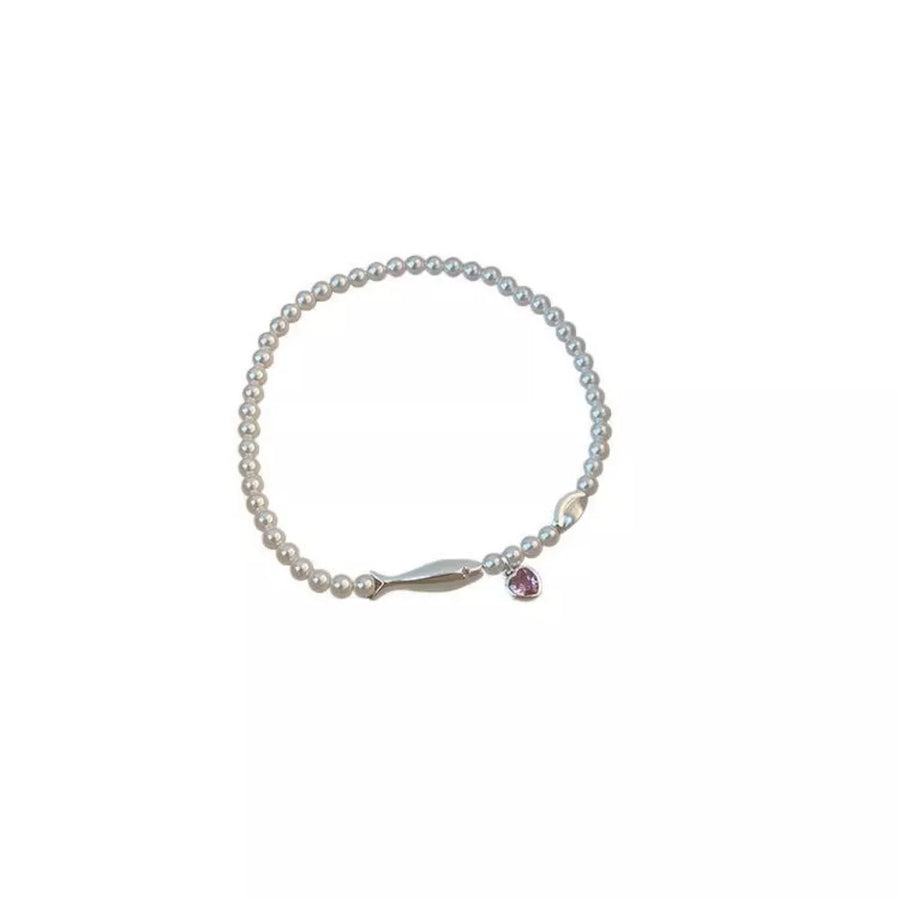 romantic bracelet in silver with N/A