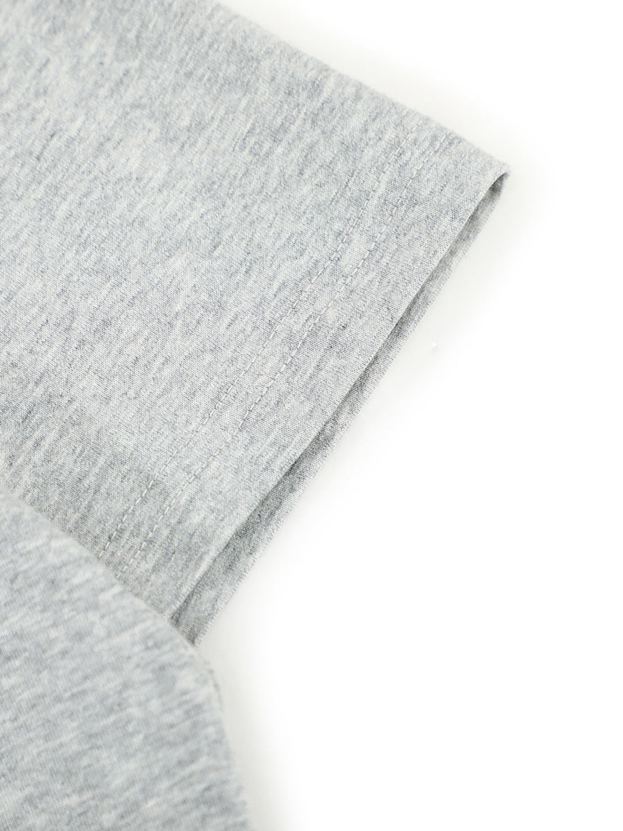 black t-shirt with stretch and short sleeve