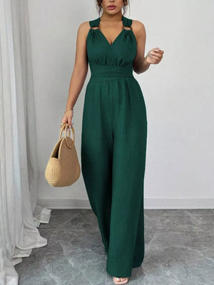 navy blue jumpsuit