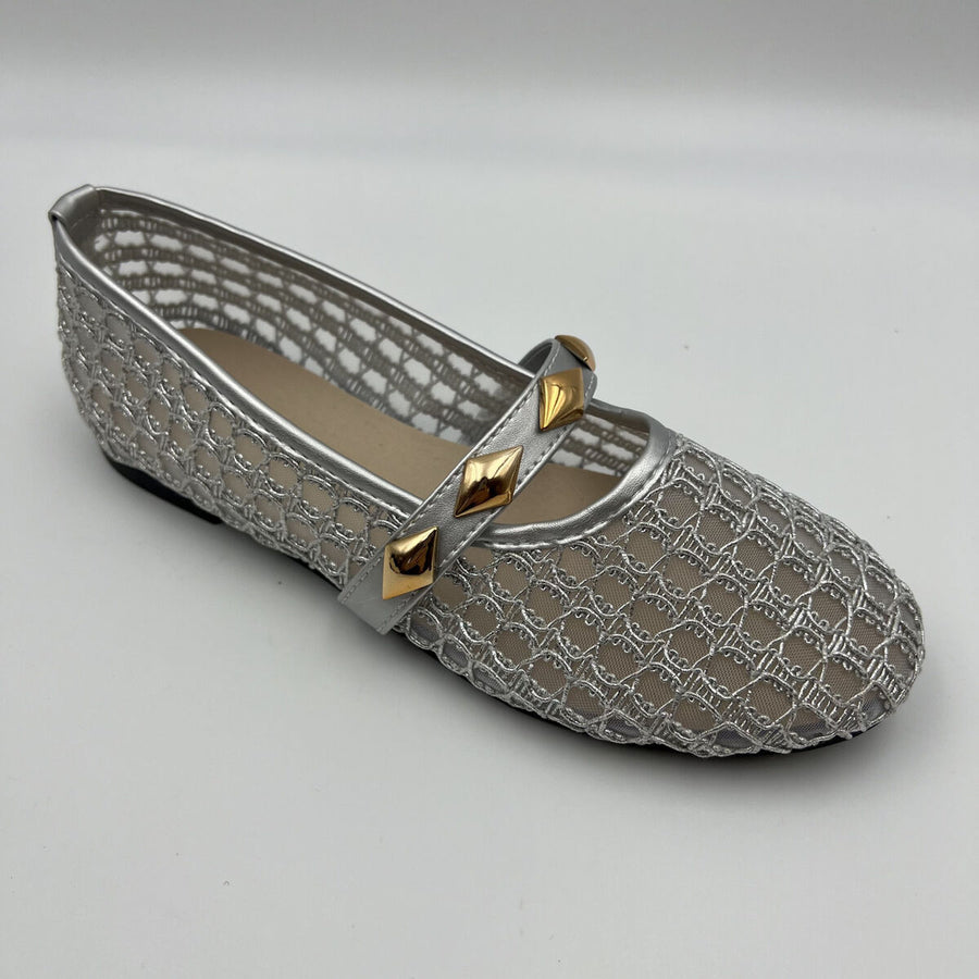 loafers in Black with mesh and mesh upper