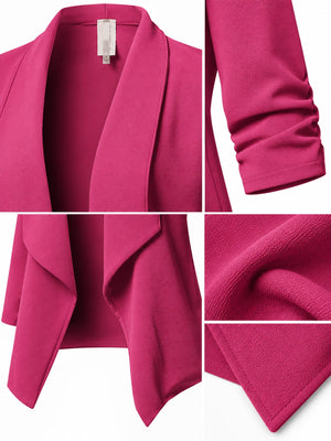 Viscose & blazer in Hot Pink with regular silhouette