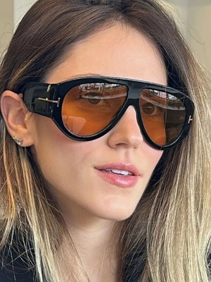 modern sunglasses in black with N/A