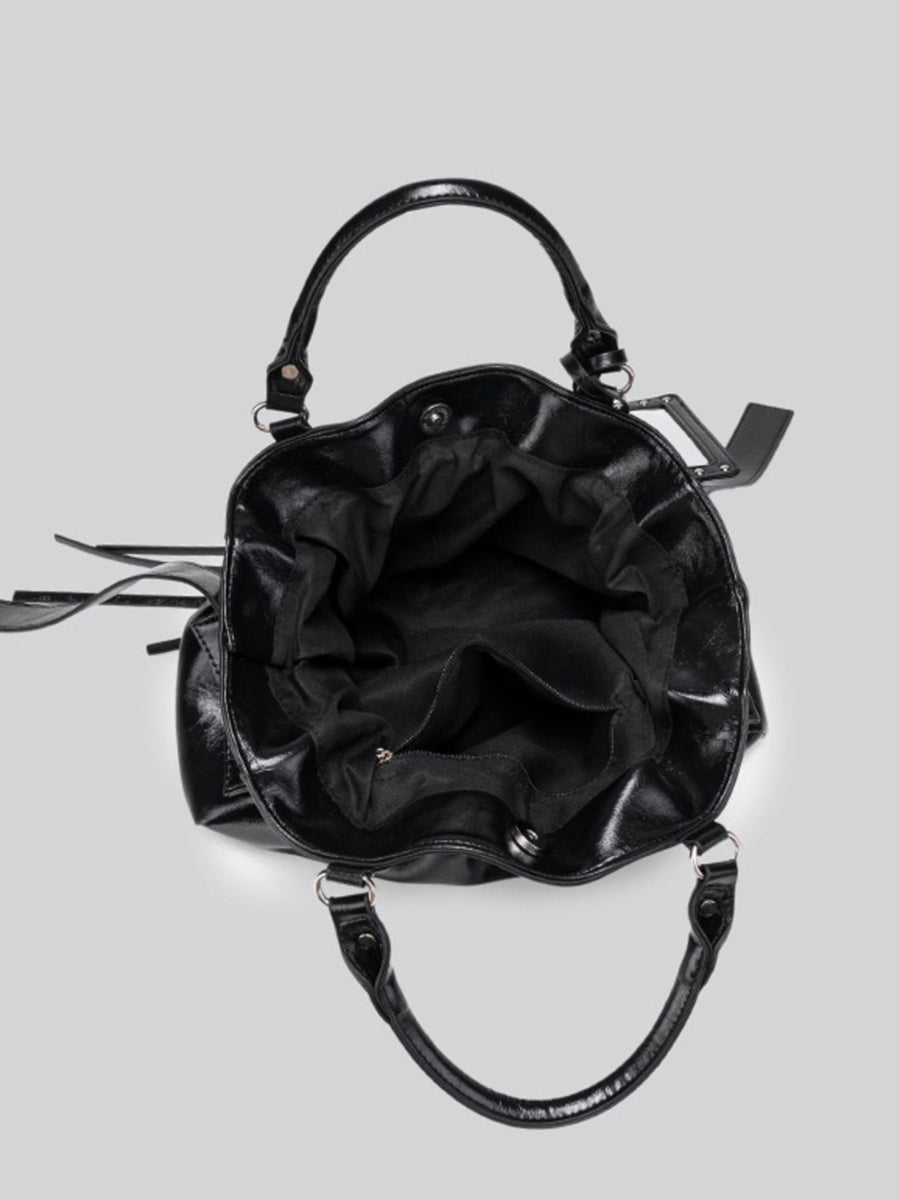 black with crossbody bag with ruched 9