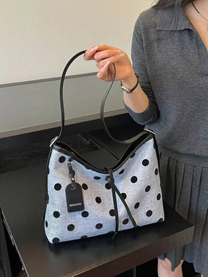 handbag in light blue featuring shoulder strap and straight fit