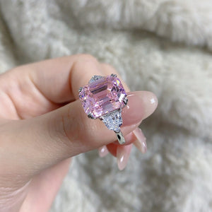 ACCESSORIES in silver with geometric and zircon stones