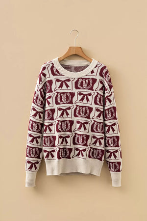 ivory pullover sweater with hip-length and pullover