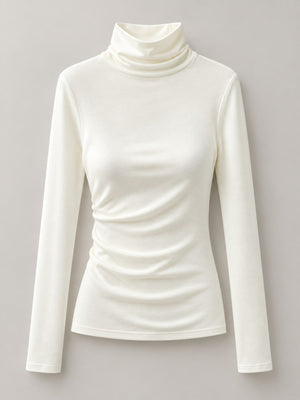 Vintage Blue t-shirt with hip-length and pullover