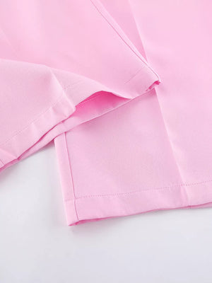 light pink two-piece set