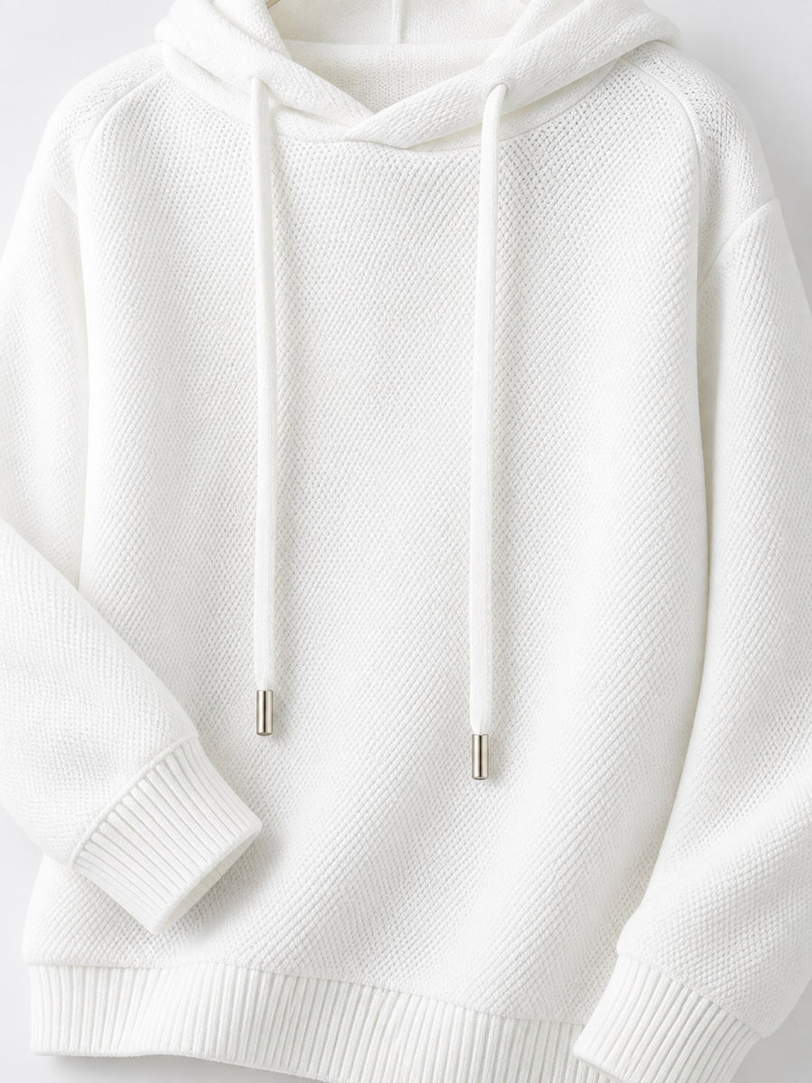 Made from polyester pullover sweater in Mustard Yellow with regular silhouette