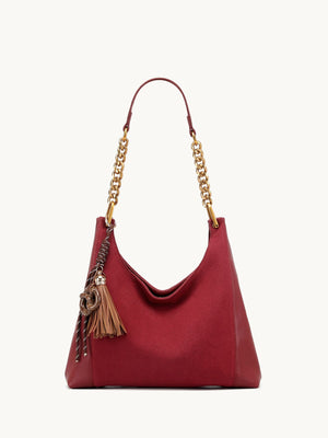 Wine Red shoulder bag