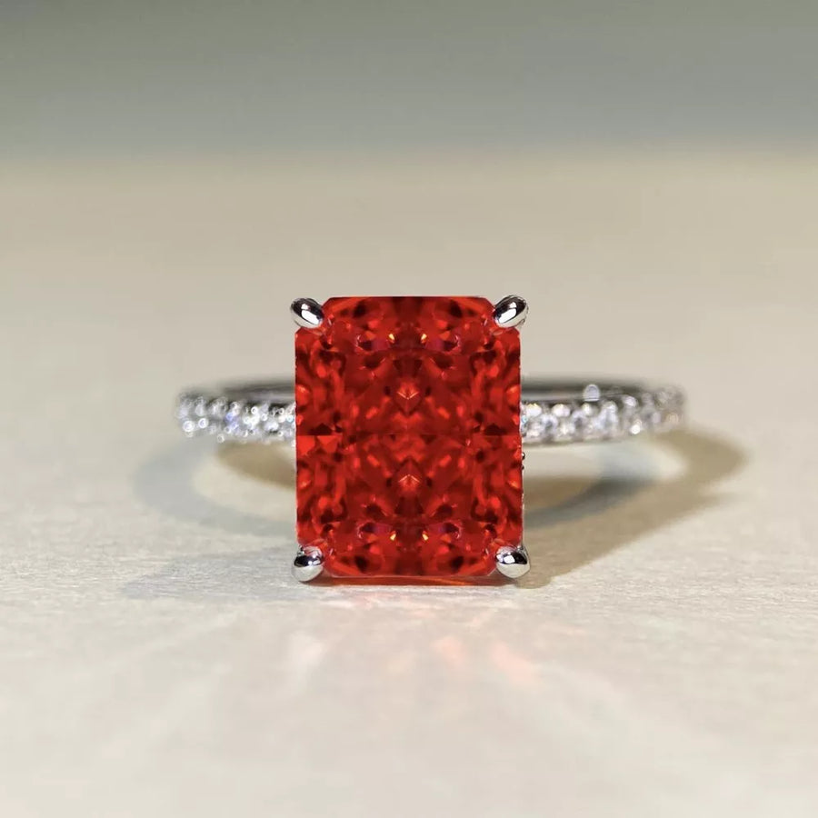 925 sterling silver,Zircon Care instructions: Avoid wearing during exercise, as ring in Mauve with geometric silhouette