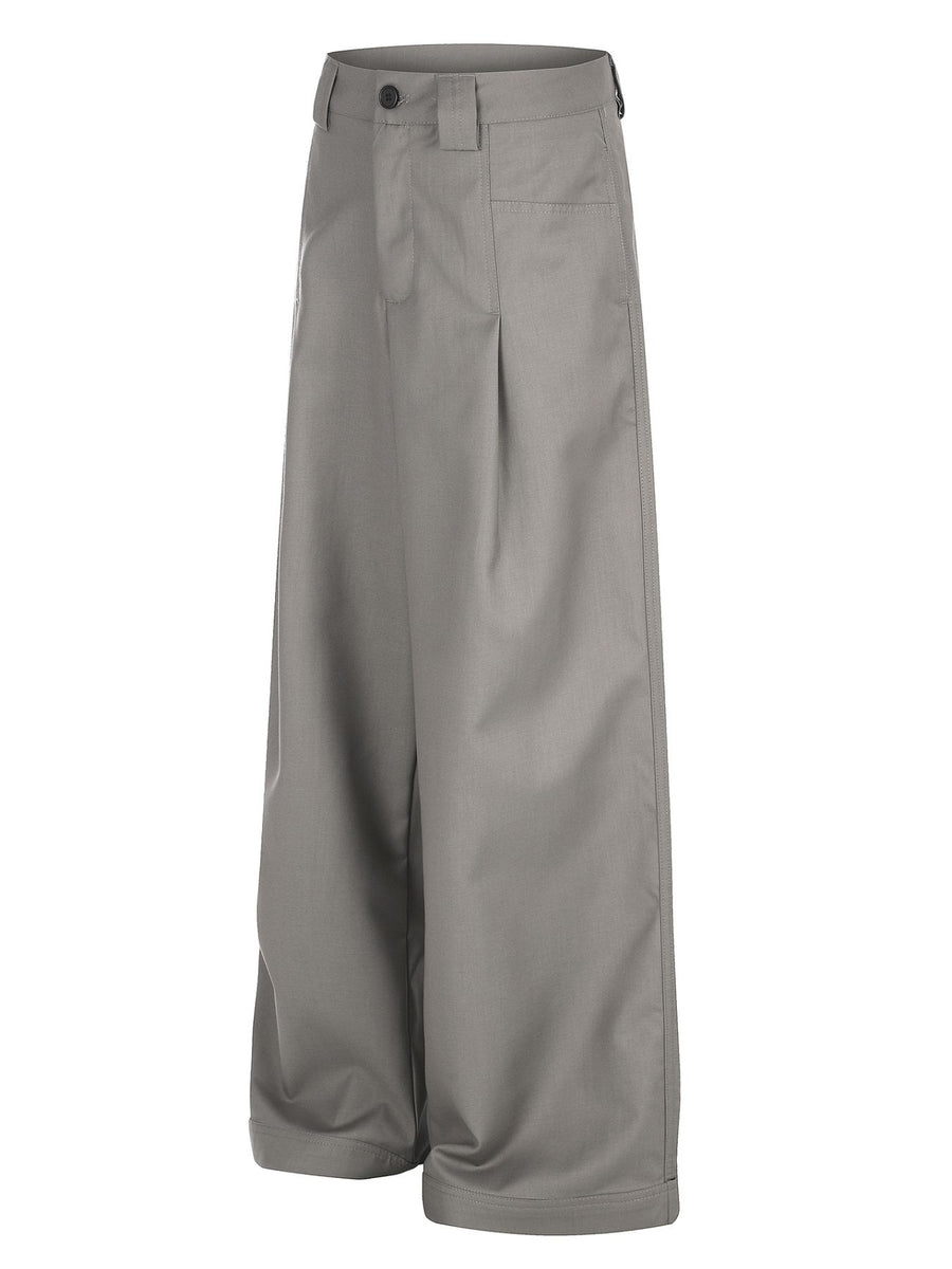 95%polyester,5%spandex Care instructions: Machine wash cold wide-leg pants in Black with flared silhouette