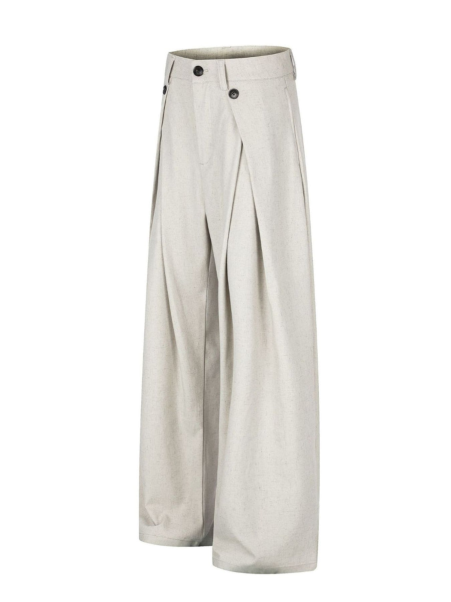 95%polyester,5%spandex Care instructions: Machine wash cold wide-leg pants in Apricot with wide-leg silhouette