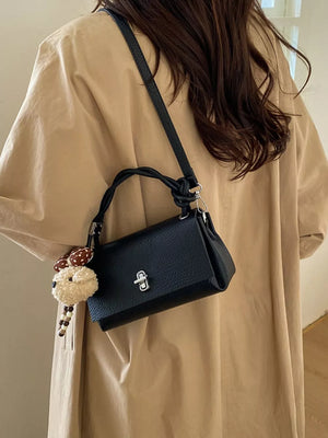 crossbody bag in Black with structured and small