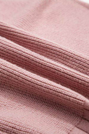 blush pink cardigan