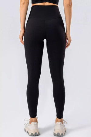 leggings in Cream with high-waisted and full-length