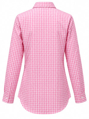 Light Blue relaxed button-down shirt with collared