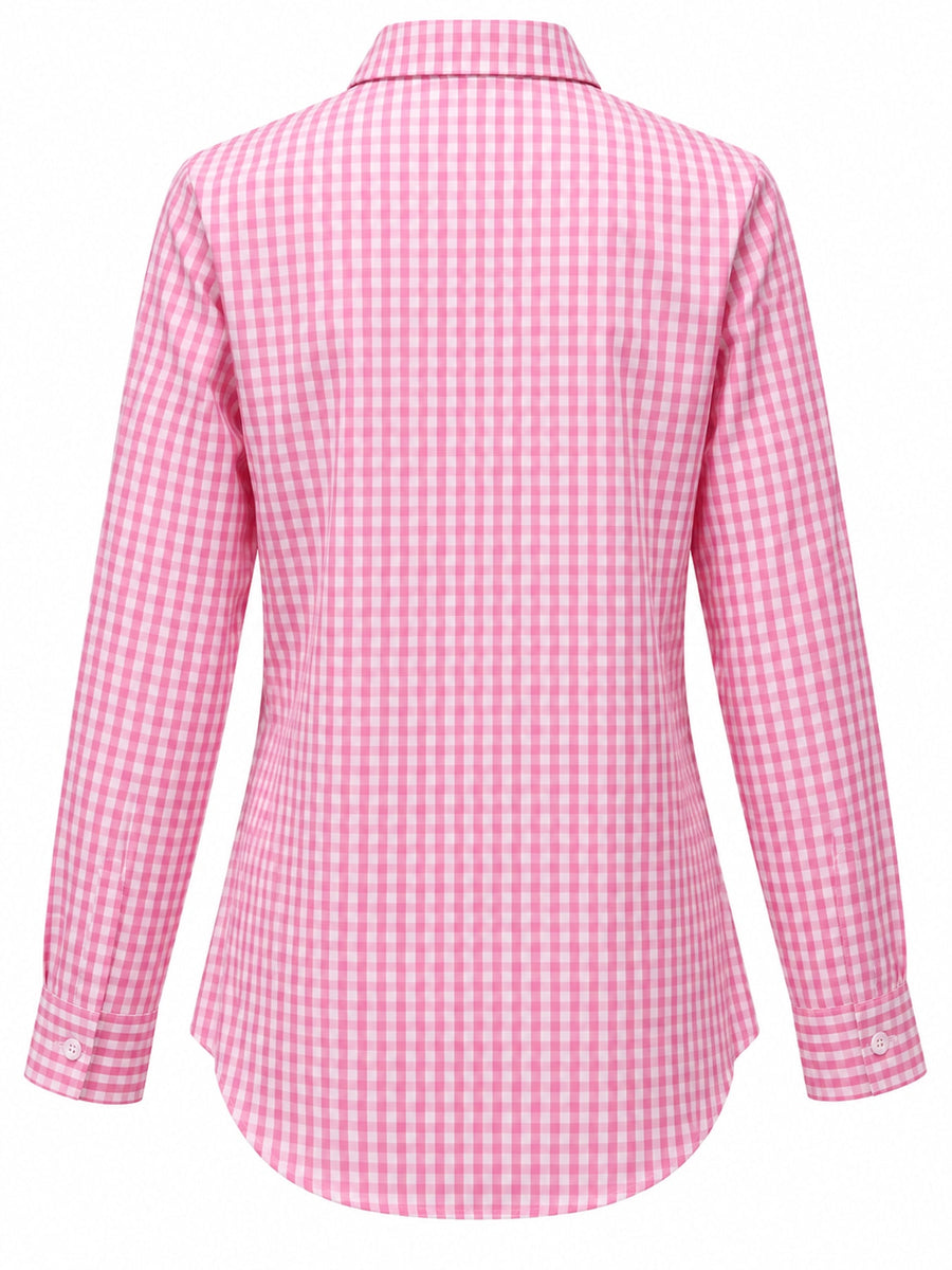 Light Blue relaxed button-down shirt with collared