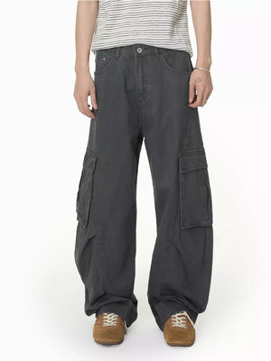 100% Cotton Care instructions: Machine wash cold jeans in Military Green with loose silhouette