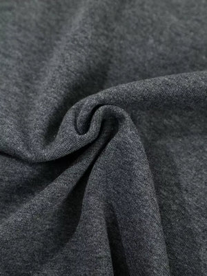 Crew-neck Short-sleeve Top in Black