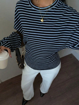 t-shirt in Pink with stretch and hip-length