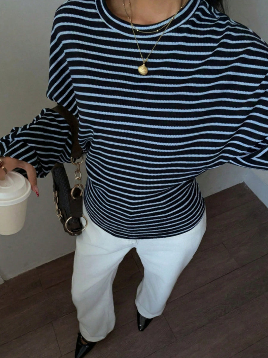 t-shirt in Pink with stretch and hip-length