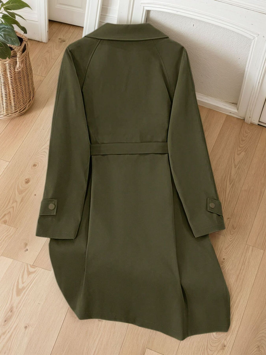 trench coat in Light Gray