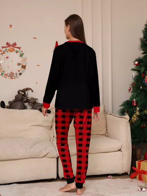 Mom pajama set with full-length and pullover